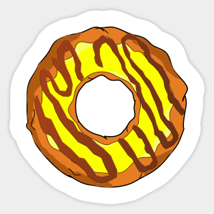 Donut yellow Doughnuts Candy Bakery Best Gift Idea Sticker